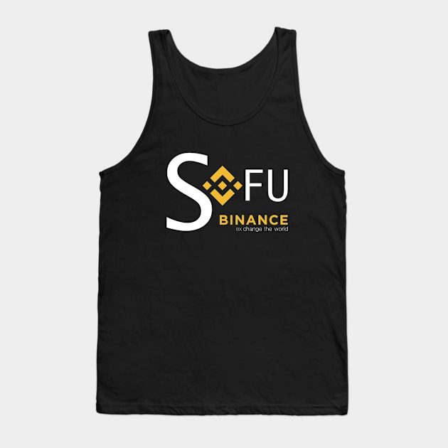 Binance Funds are Safu, Cryptocurrency BNB Tank Top by KultureinDeezign